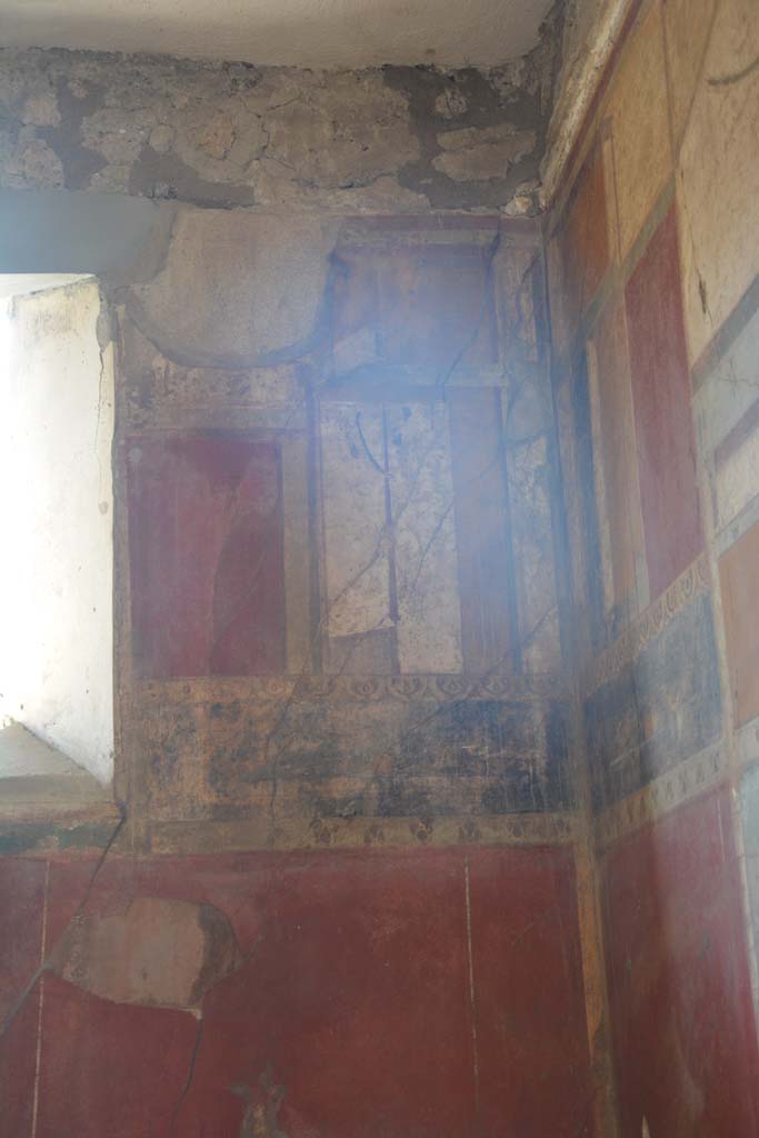 I.6.15 Pompeii. March 2019. Room 13, upper south wall in south-west corner.
Foto Annette Haug, ERC Grant 681269 DÉCOR