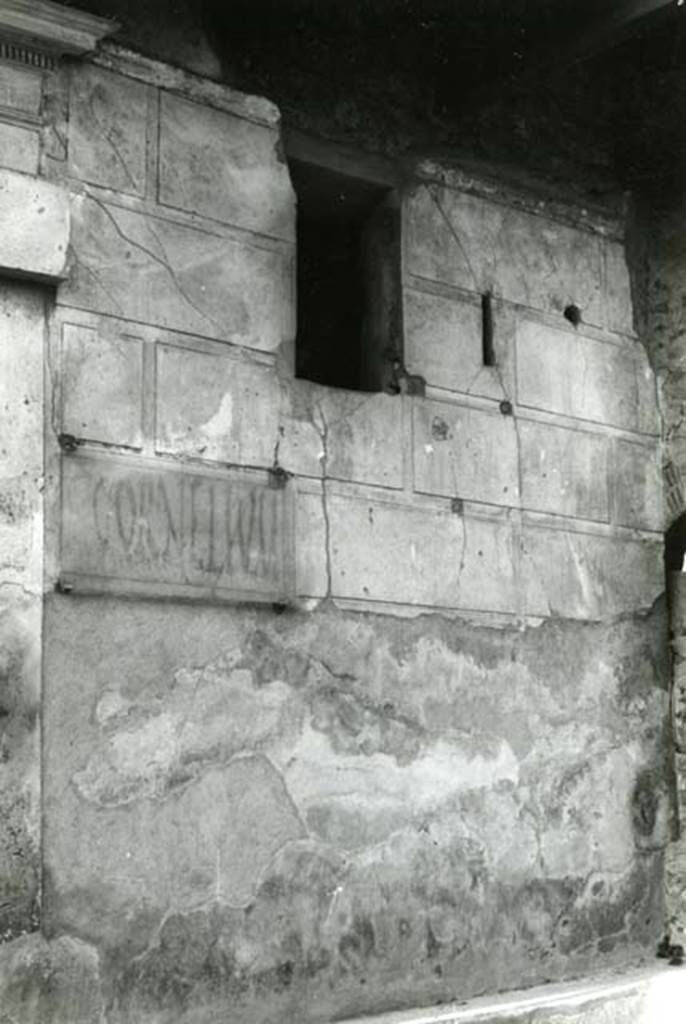 I.6.15 Pompeii. 1968. Casa dei Ceii or di Fabio e Tyranno, right side. Photo courtesy of Anne Laidlaw.
American Academy in Rome, Photographic Archive. Laidlaw collection _P_68_6_14.