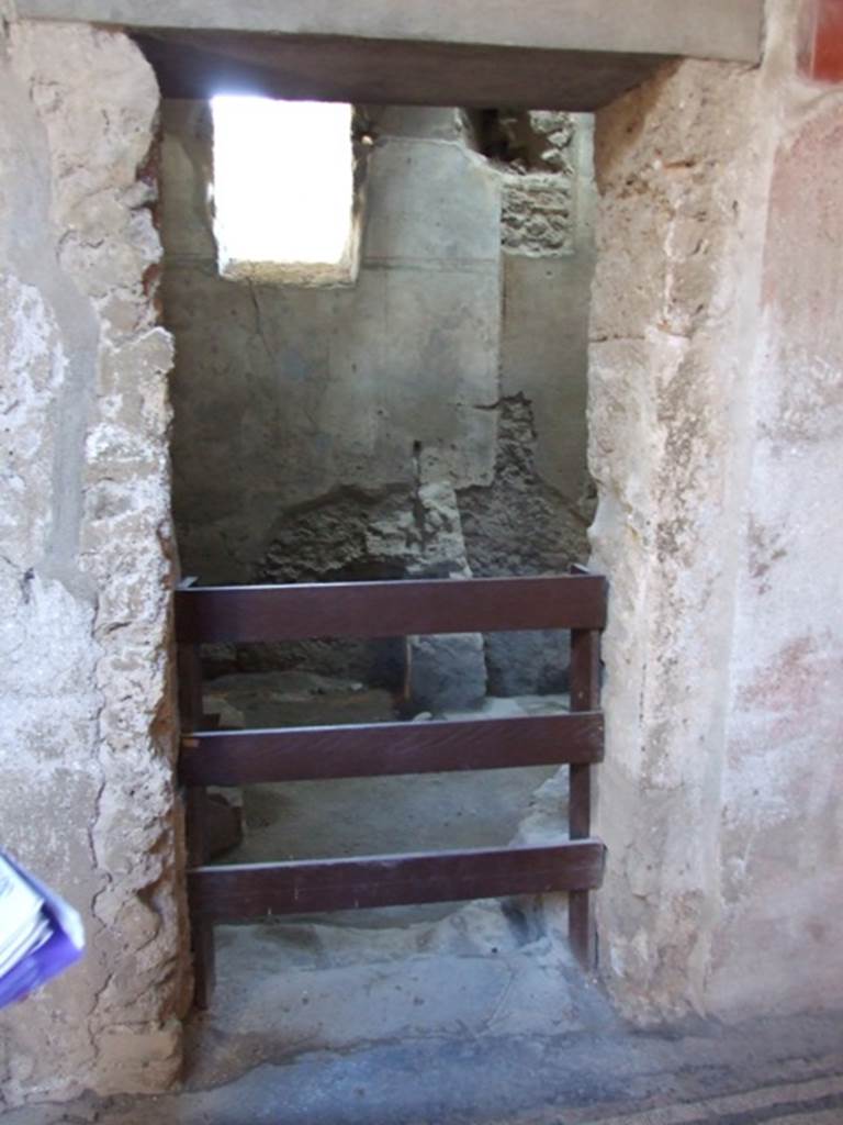I.6.15 Pompeii. March 2009. Room 1, Kitchen, Latrine, and room with stairs. Looking south.
