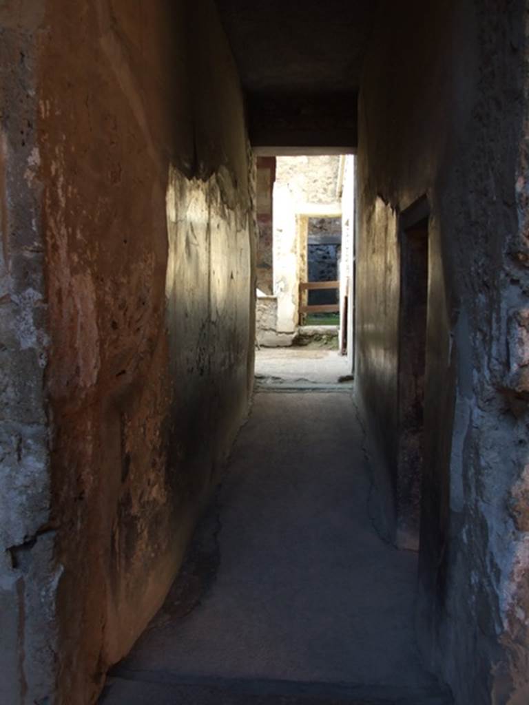 I.6.15 Pompeii. March 2009. Room 7, Andron or corridor to South Portico and garden area.