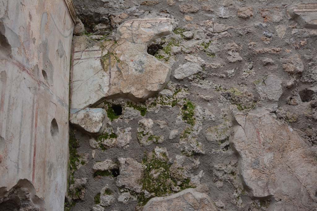 I.6.15 Pompeii. March 2019. Room 8, upper west wall in south-west corner.
Foto Annette Haug, ERC Grant 681269 DÉCOR