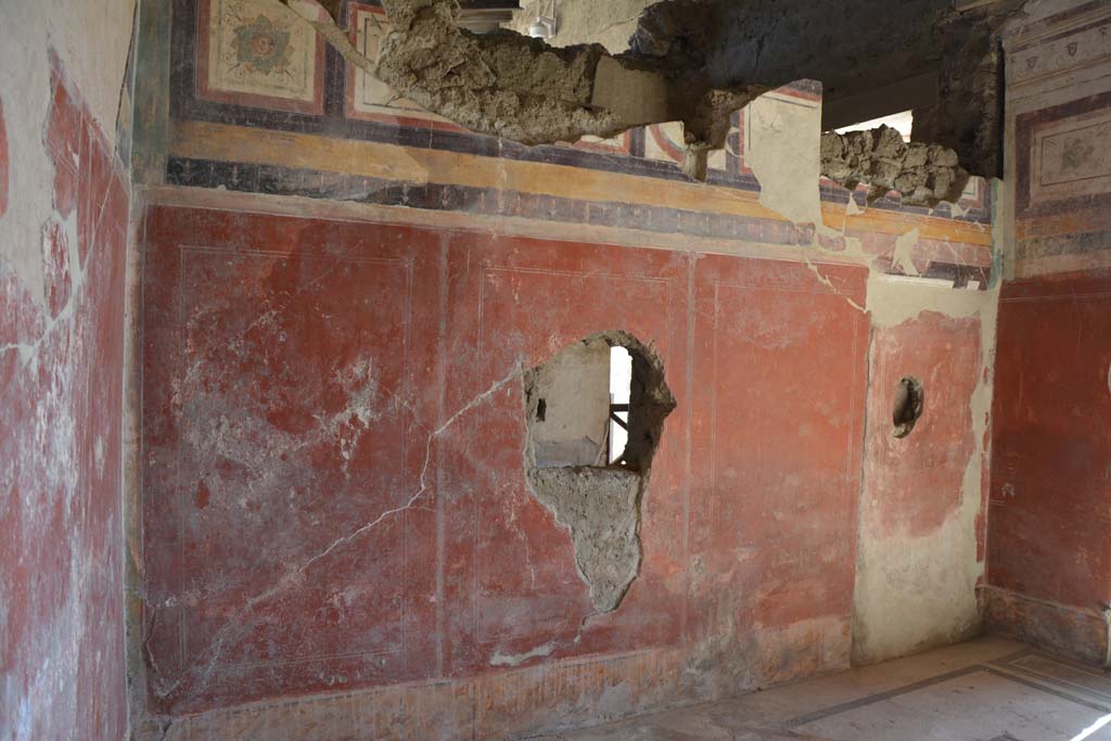 I.7.1 Pompeii. October 2019. East wall of oecus.
Foto Annette Haug, ERC Grant 681269 DÉCOR.