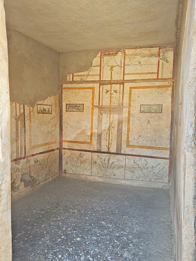 I.7.11 Pompeii. September 2024.
Looking south into cubiculum on south-east side of atrium. Photo courtesy of Giuseppe Ciaramella.