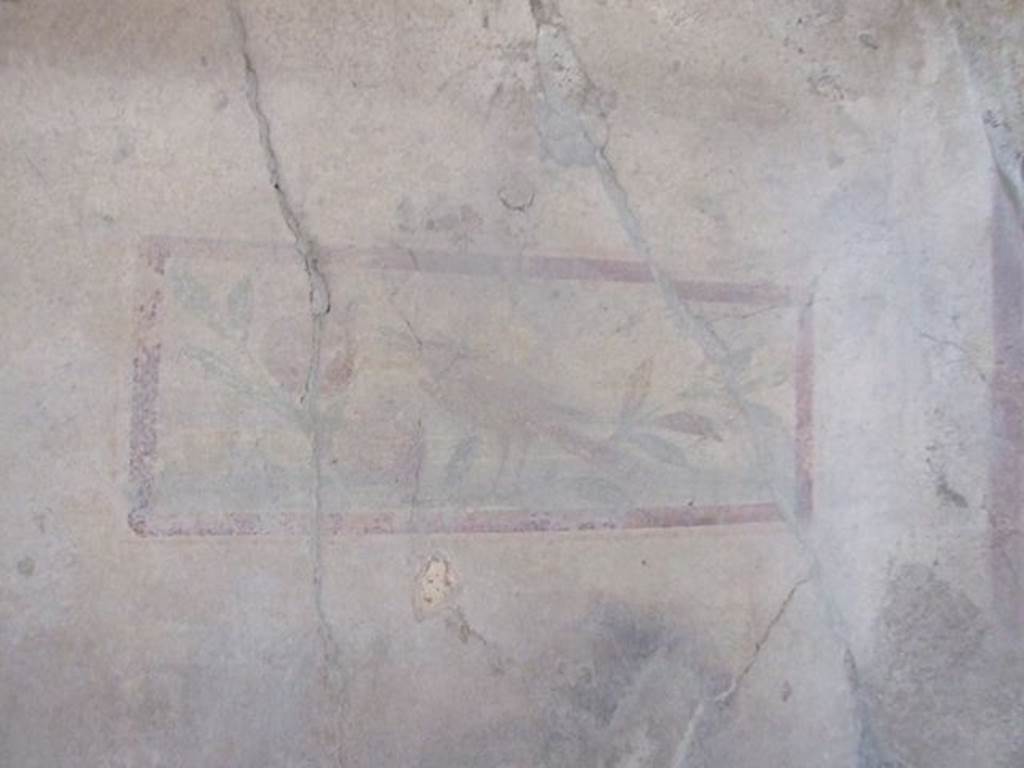 I.7.11 Pompeii. December 2006.
Wall painting of bird in cubiculum to south-east of atrium.