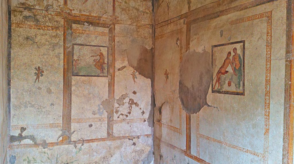 I.7.11 Pompeii. 2017/2018/2019.
Looking towards north-west corner and north wall of cubiculum. Photo courtesy of Giuseppe Ciaramella.