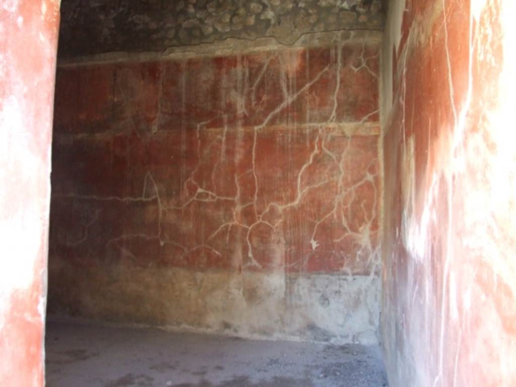 I.8.9 Pompeii. March 2009. Room 3, rear room, triclinium, of caupona. Looking east from oecus, room 2.