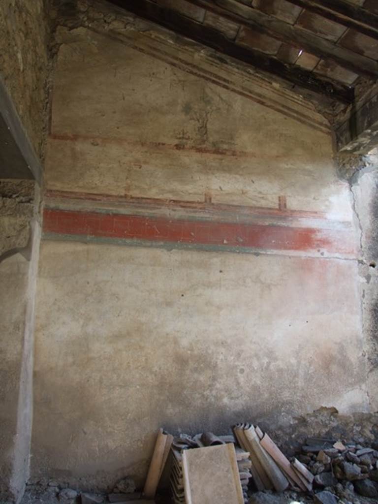 I.8.9 Pompeii. March 2009. Room 8. Portico. East wall.