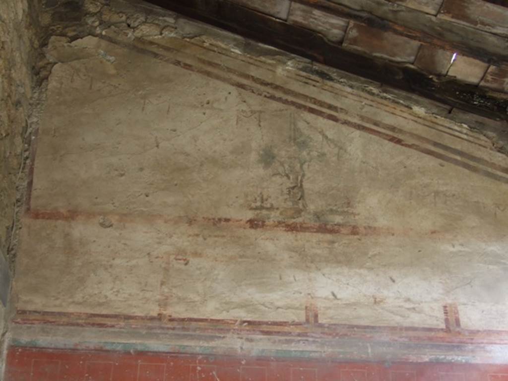 I.8.9 Pompeii. March 2009. Room 8. Portico. East wall.