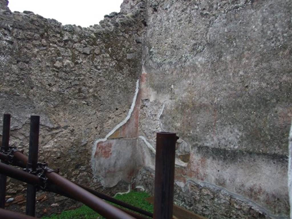 I.8.14 Pompeii. December 2007. Room 6, looking towards north-east corner of room on east side of atrium.
In this room were traces of the original decoration in 2nd style, now illegible. 
See Carratelli, G. P., 1990-2003. Pompei: Pitture e Mosaici: Vol. I. Roma: Istituto della enciclopedia italiana, p. 834-5.

