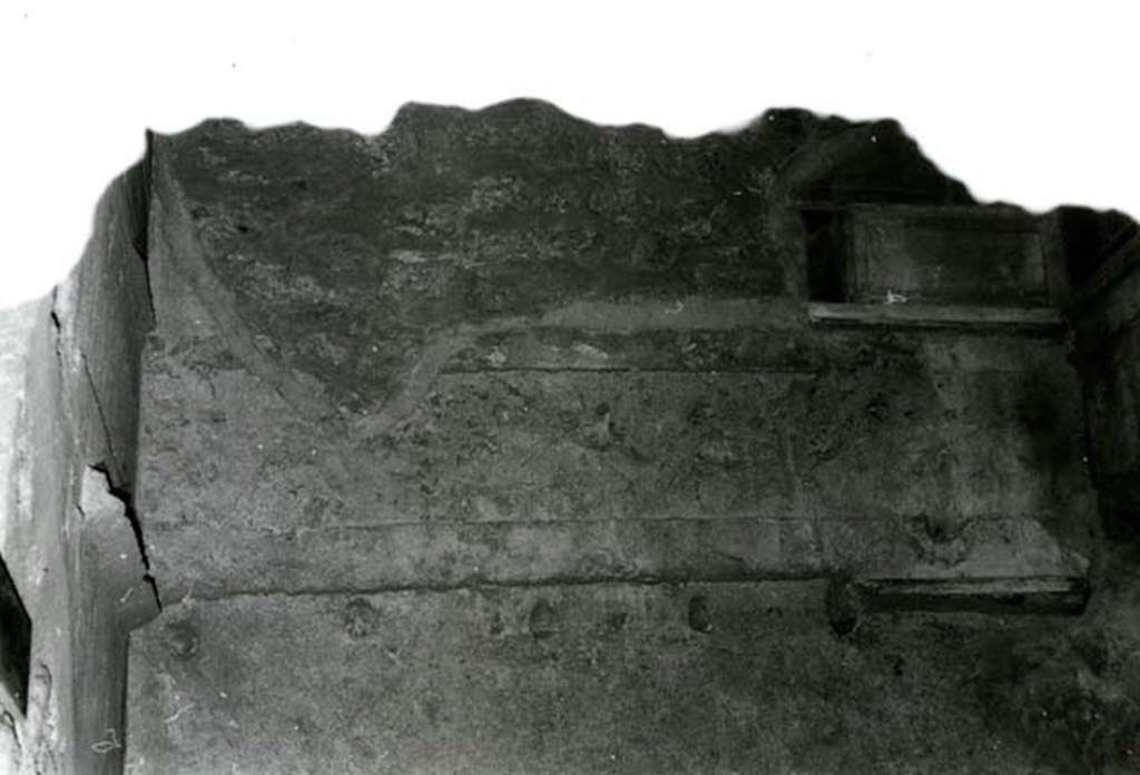 I.8.17 Pompeii. 1968. Room 15. Casa dei Quattro Stili, cubiculum NW of atrium, back N wall upper zone. Photo courtesy of Anne Laidlaw.
American Academy in Rome, Photographic Archive. Laidlaw collection _P_68_14_28.