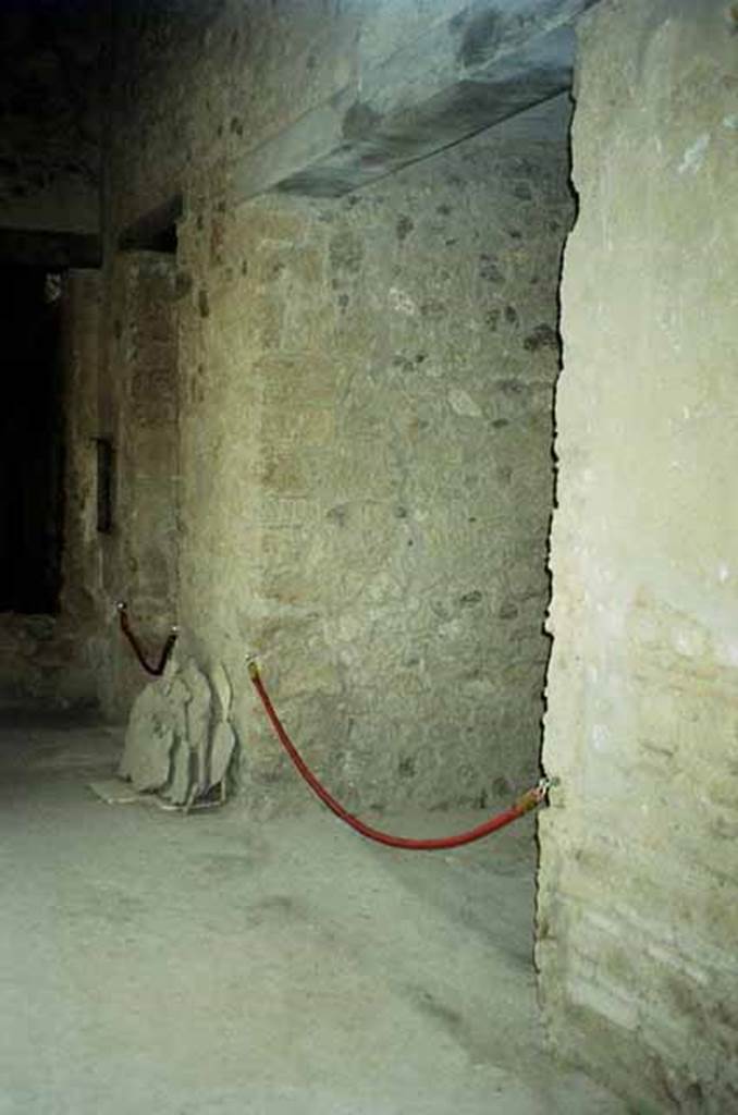 I.8.17 Pompeii. June 2010.South side of atrium, looking east to doorways to rooms 7 and 8. Photo courtesy of Rick Bauer.