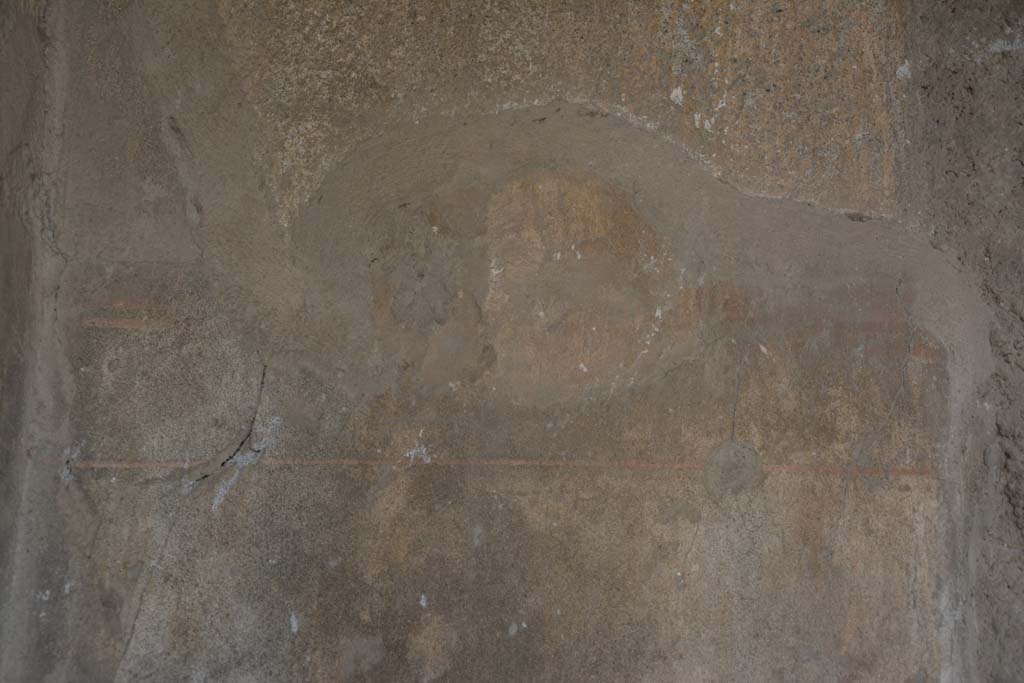 I.8.17 Pompeii. March 2019. Room 3, atrium, detail from north wall on west side of doorway to room 14.
Foto Annette Haug, ERC Grant 681269 DÉCOR.