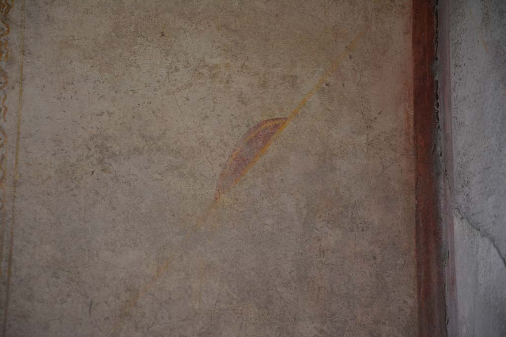 I.8.17 Pompeii. March 2019. Room 14, detail from upper north wall at east end.
Foto Annette Haug, ERC Grant 681269 DÉCOR.