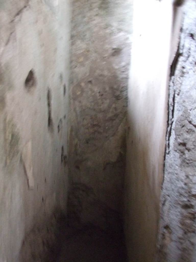 I.8.17 Pompeii. December 2007. Room 15, narrow area on west side within room 15.