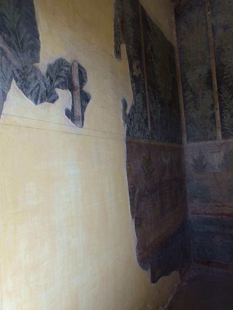 I.9.5 Pompeii. March 2009. Room 11.Cubiculum. North wall. Garden painting.