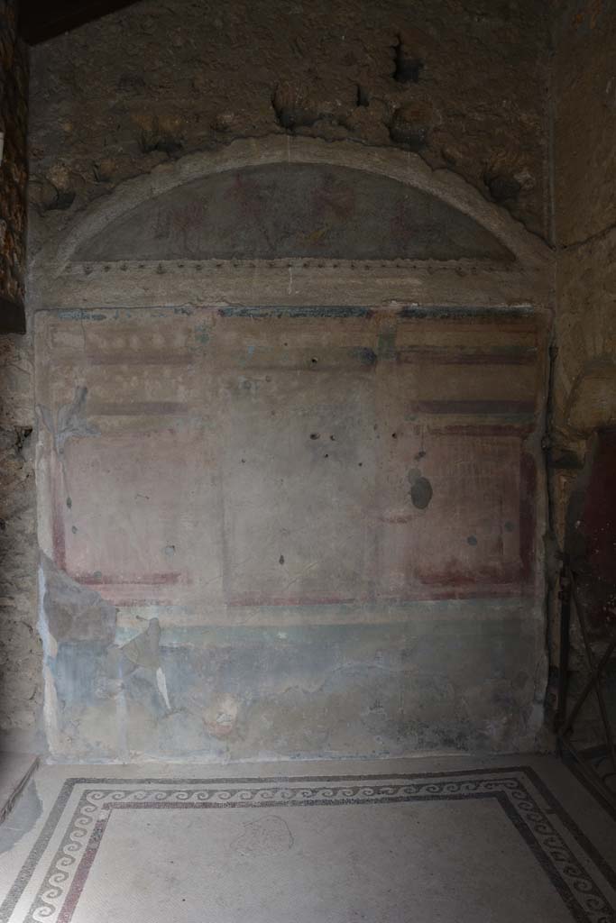 I.10.4 Pompeii. September 2019. Room 47, looking towards painted east wall with arched ceiling.
Foto Annette Haug, ERC Grant 681269 DÉCOR.