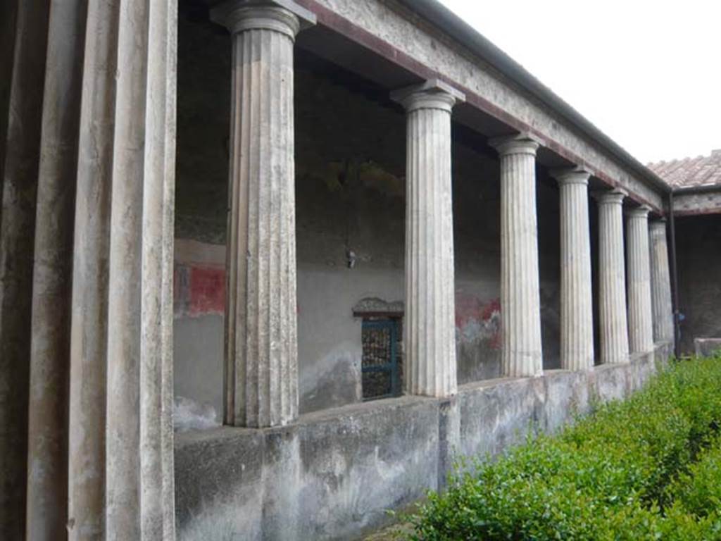 I.10.4 Pompeii. May 2012. Looking north along west portico. Photo courtesy of Buzz Ferebee.