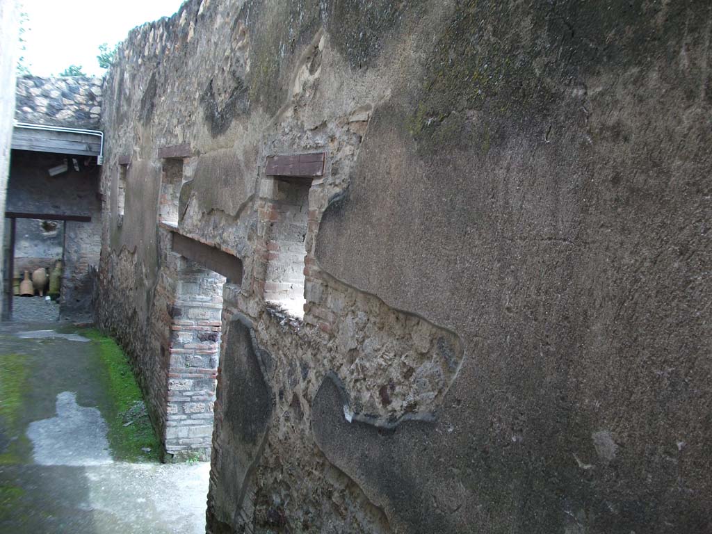 I.10.4 Pompeii. May 2010. South wall of passage P.