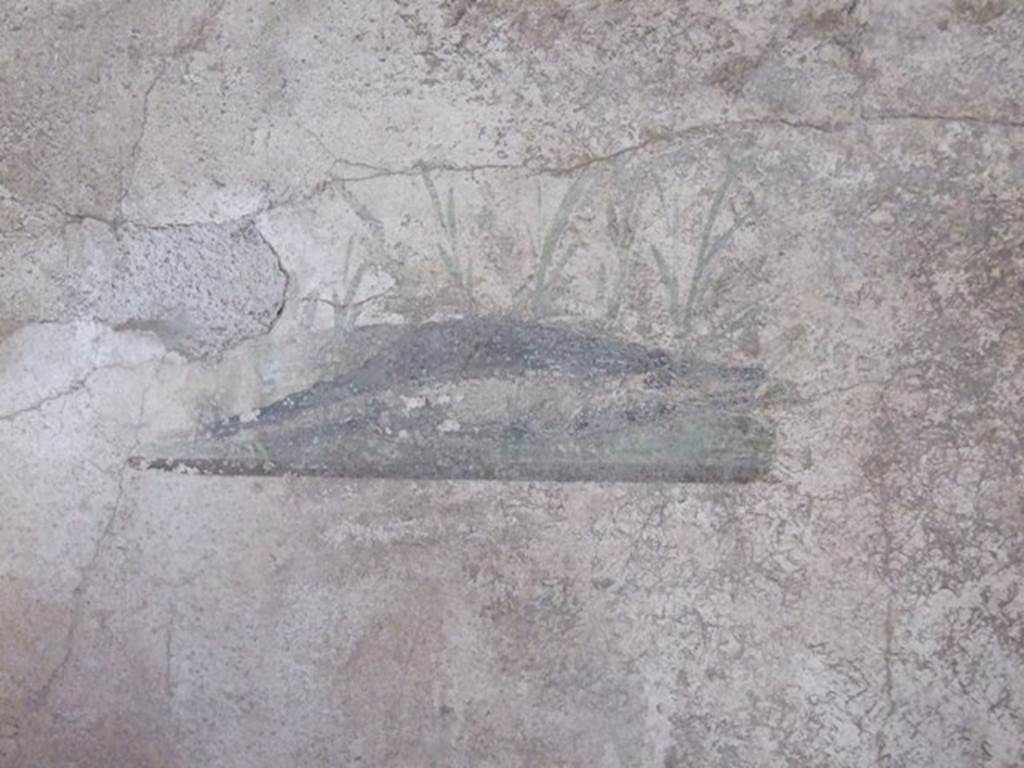 I.10.11 Pompeii. March 2009. Room 7, painting of a crocodile from north end of east wall of cubiculum. See Bragantini, de Vos, Badoni, 1981. Pitture e Pavimenti di Pompei, Parte 1. Rome: ICCD. (p.142).