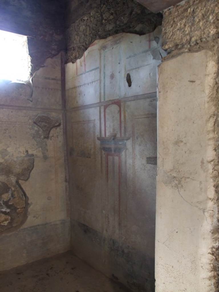 I.10.11 Pompeii. March 2009. Room 7. Cubiculum. West wall.