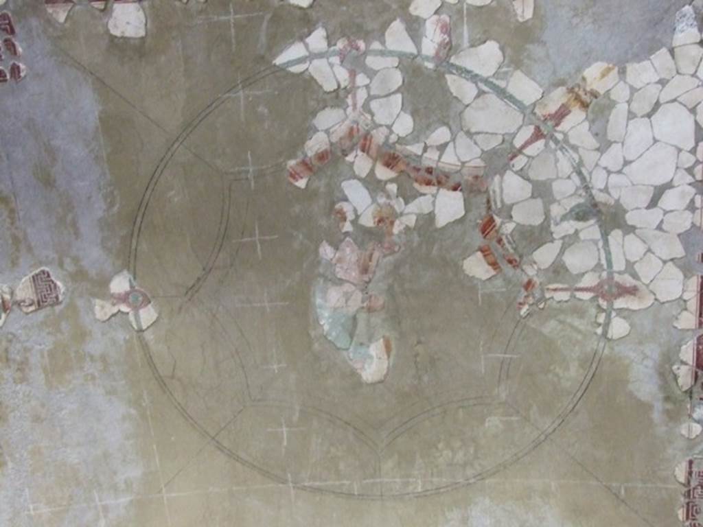 I.10.11 Pompeii. March 2009. Room 8. Triclinium. Ceiling.