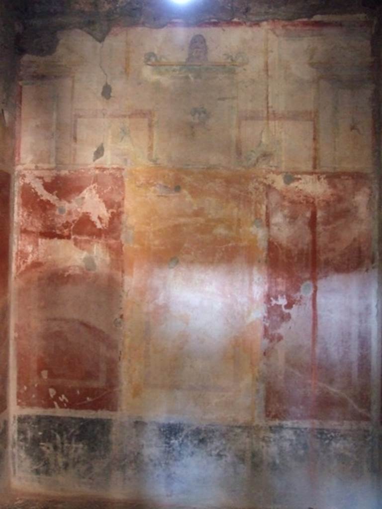 I.10.11 Pompeii. March 2009. Room 9. Cubiculum. West wall.