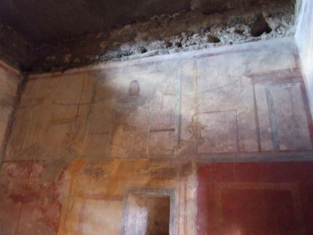 I.10.11 Pompeii. March 2009. Room 9. Cubiculum. North wall.
