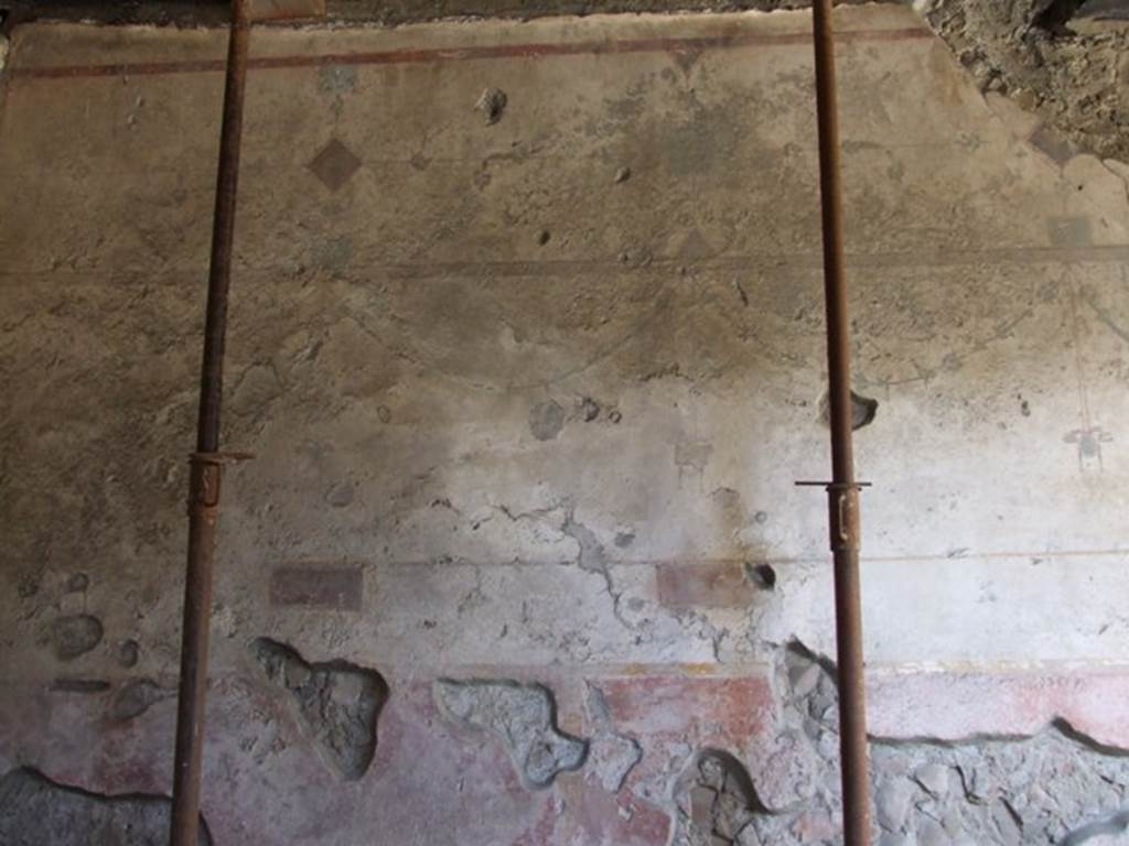 I.10.11 Pompeii. March 2009. Room 10. Peristyle. North wall.