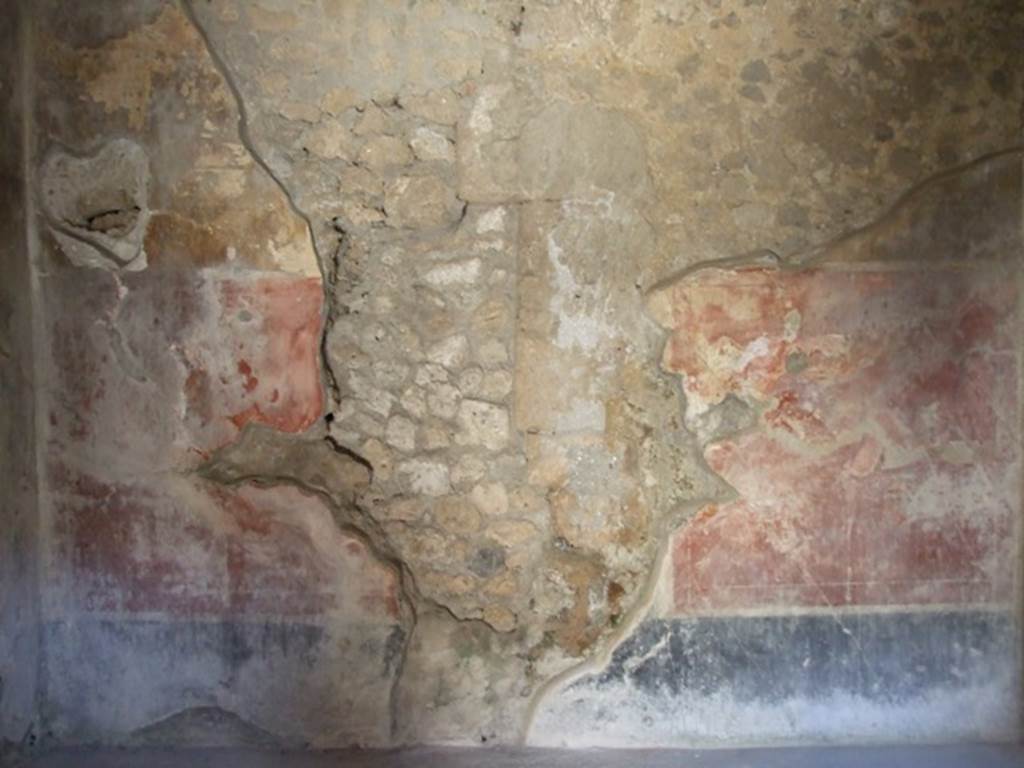 I.10.11 Pompeii. March 2009. Room 11. Oecus. East wall.
