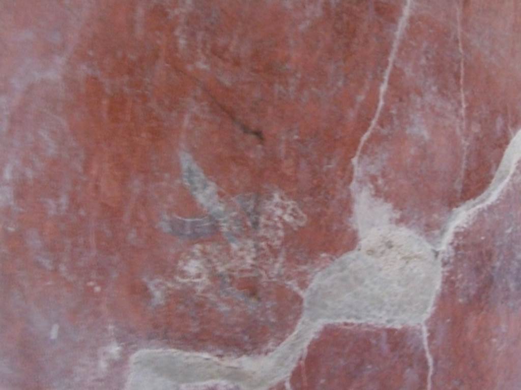 I.10.11 Pompeii. March 2009. Room 12. Cubiculum. East wall. North end. Painting of Pegasus.