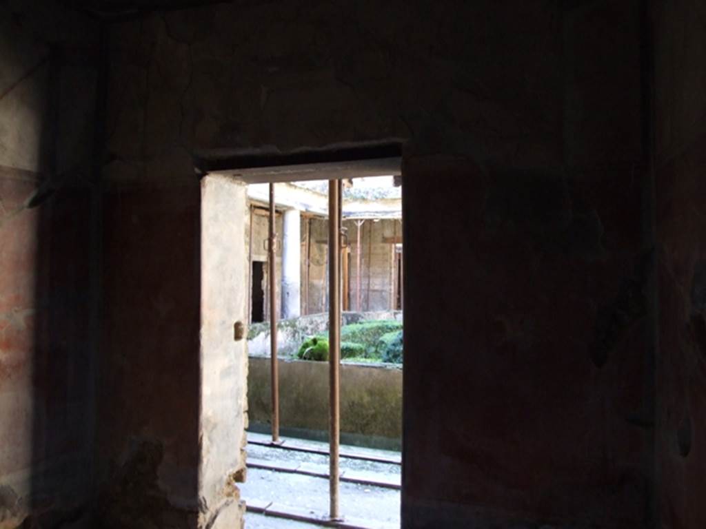 I.10.11 Pompeii. March 2009. Room 12. Cubiculum. West wall.