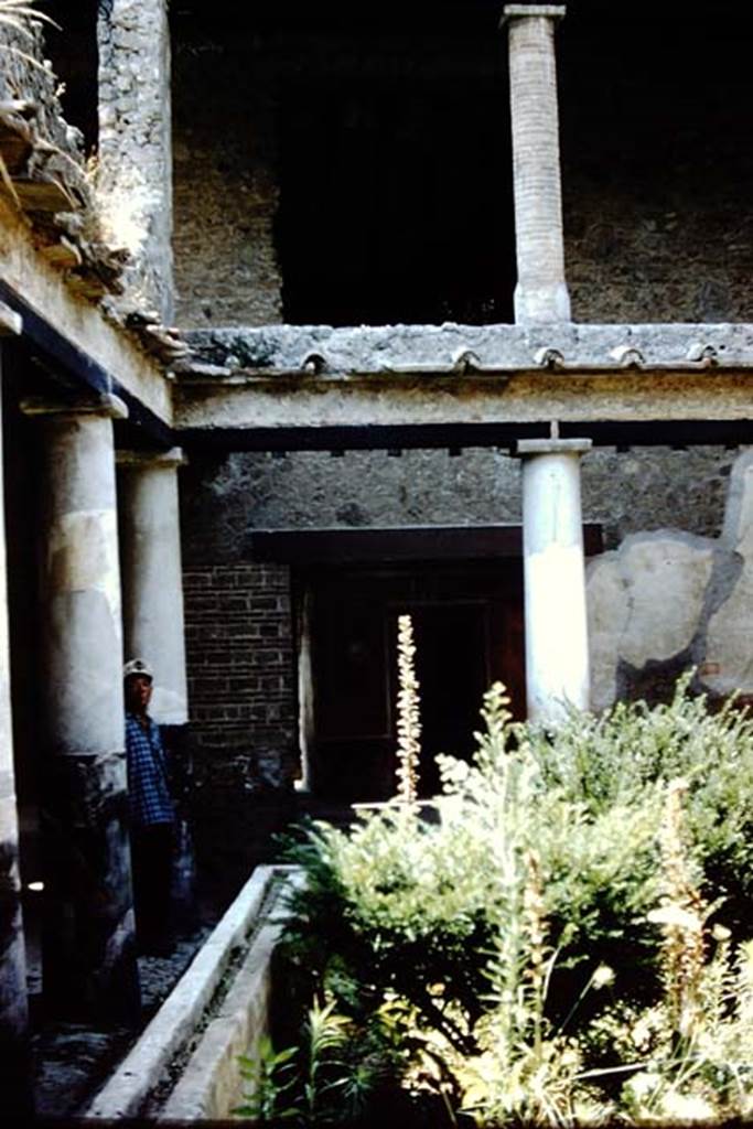 I.10.11 Pompeii. 1959. Room 10, looking west along south portico towards atrium doorway.
Photo by Stanley A. Jashemski.
Source: The Wilhelmina and Stanley A. Jashemski archive in the University of Maryland Library, Special Collections (See collection page) and made available under the Creative Commons Attribution-Non Commercial License v.4. See Licence and use details.
J59f0128