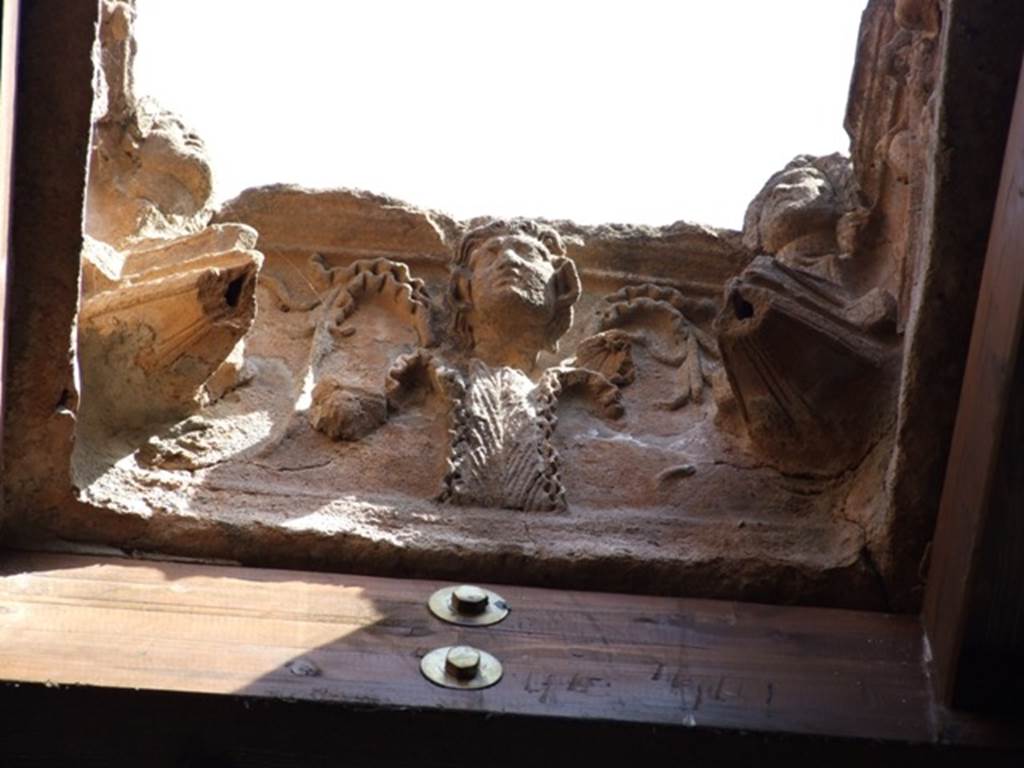 I.10.16 Pompeii. March 2009. Atrium. Compluvium decorated with Maenads.