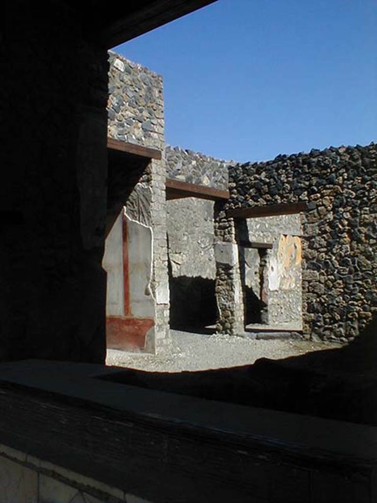 I.11.1 Pompeii. May 2005. Looking towards the south-east corner of atrium from entrance doorway.