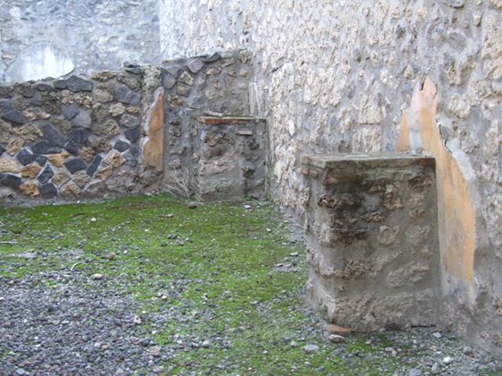 I.11.2 Pompeii. December 2007. West wall and south-west corner.