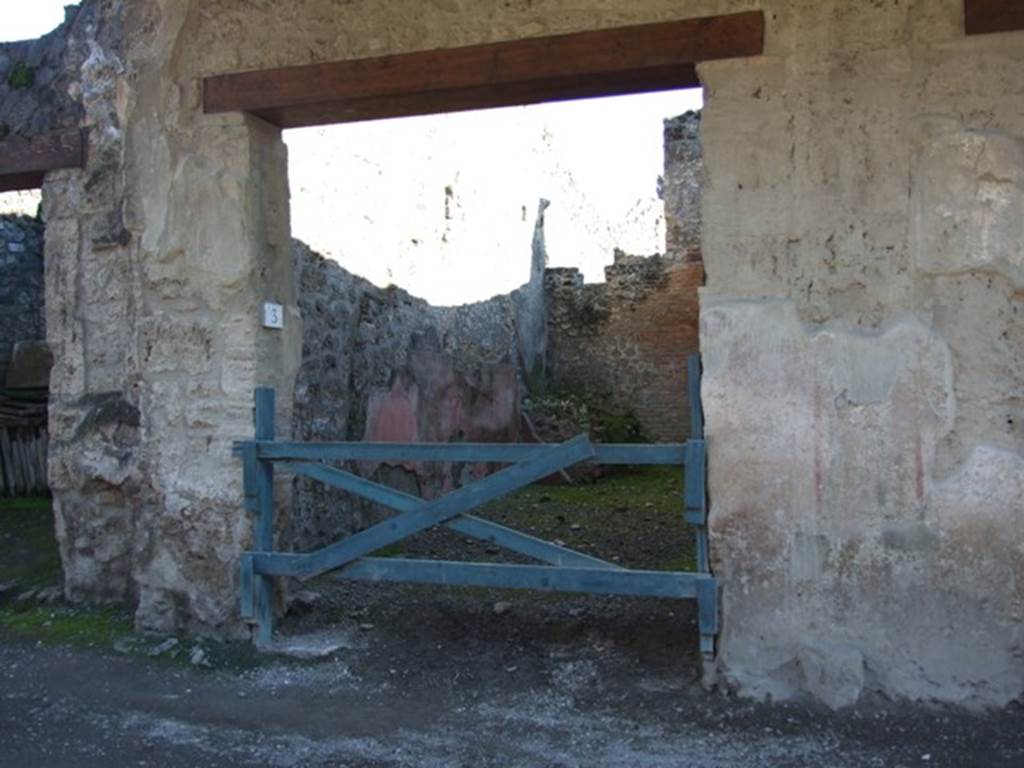 I.11.3 Pompeii. March 2009. Entrance.