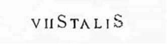 Vestali [CIL IV, 8435]
See Notizie degli Scavi di Antichit�, 1913, p.360.
See Epigraphik-Datenbank Clauss/Slaby (www.manfredclauss.de).
