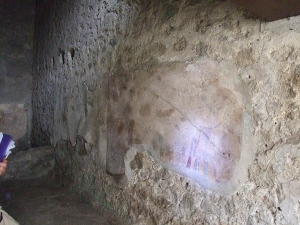 I.11.17 Pompeii. December 2007. Room 6, lararium painting over kitchen hearth. See Fr�hlich, T., 1991, Lararien und Fassadenbilder in den Vesuvst�dten.  Mainz: von Zabern.  (L23 on p.258 and picture 27,3).
