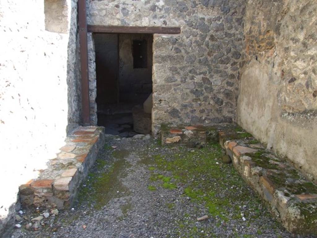 I.12.2 and I.12.1 Pompeii. March 2009. Room 1, looking east to bakery in room 3.