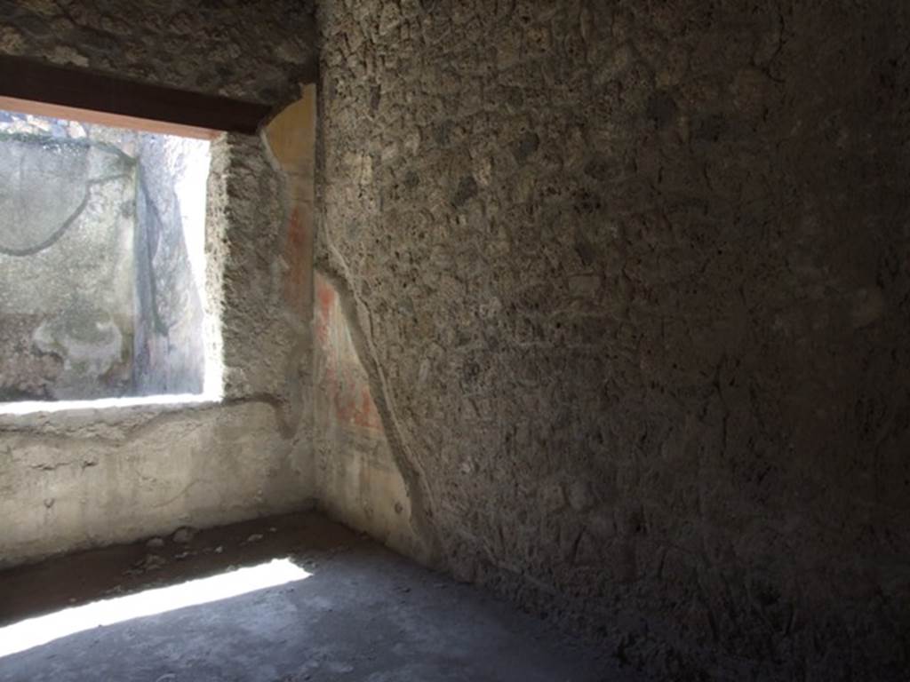 I.12.3 Pompeii. March 2009. Room 3. Windowed triclinium. West wall.