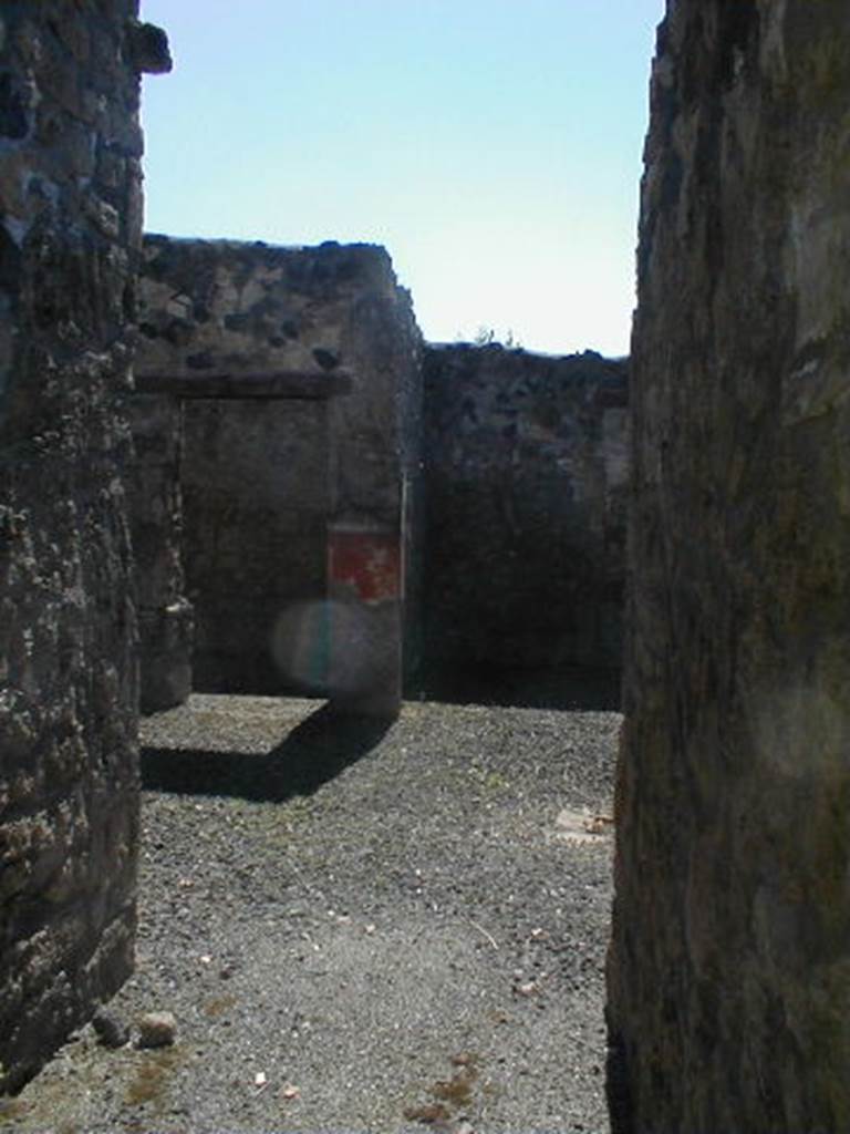 I.12.7 Pompeii. May 2005. Looking west from entrance.