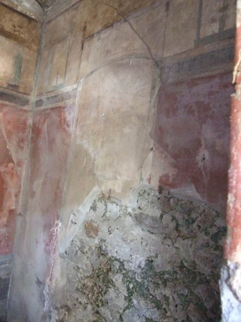 I.12.8 Pompeii. March 2009. Room 11. East wall and north east corner.