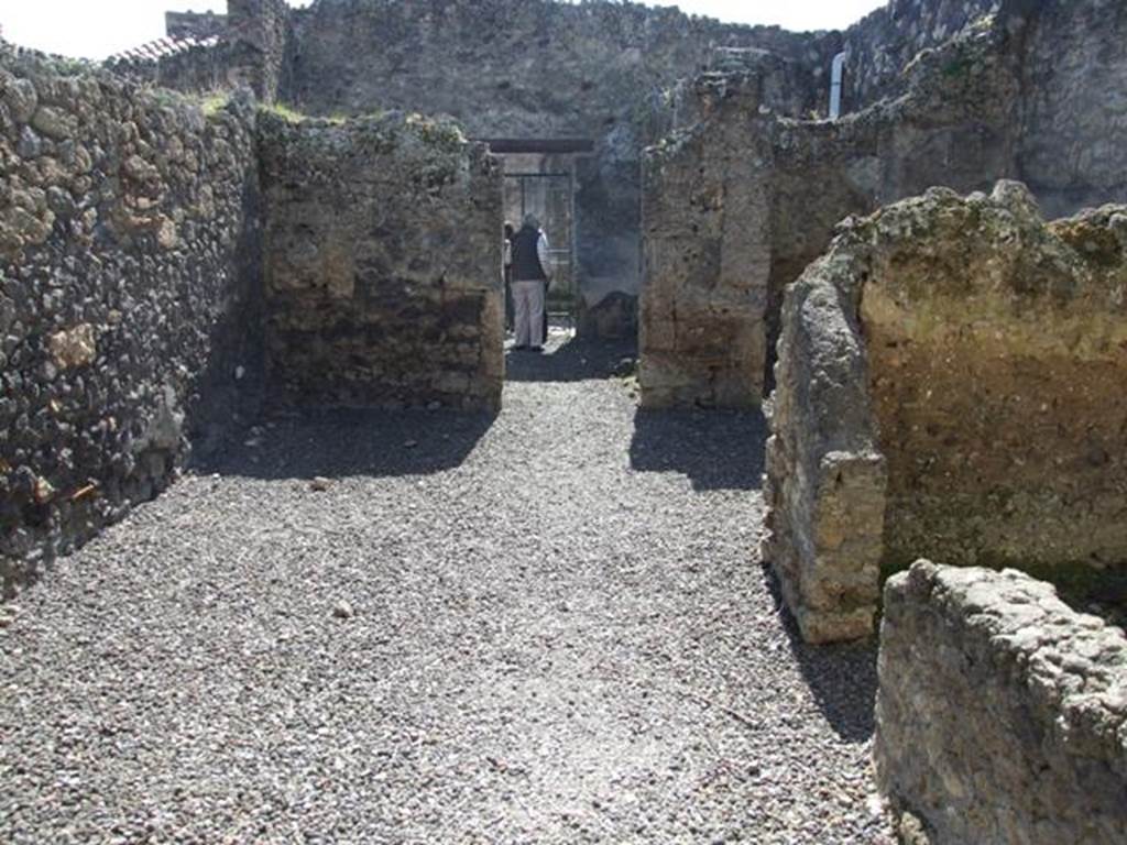 I.12.8 Pompeii. March 2009. Room 5. Looking south to entrance.