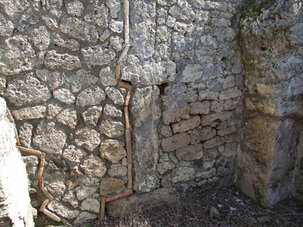 I.12.15 Pompeii. March 2009. Room 6. East wall.