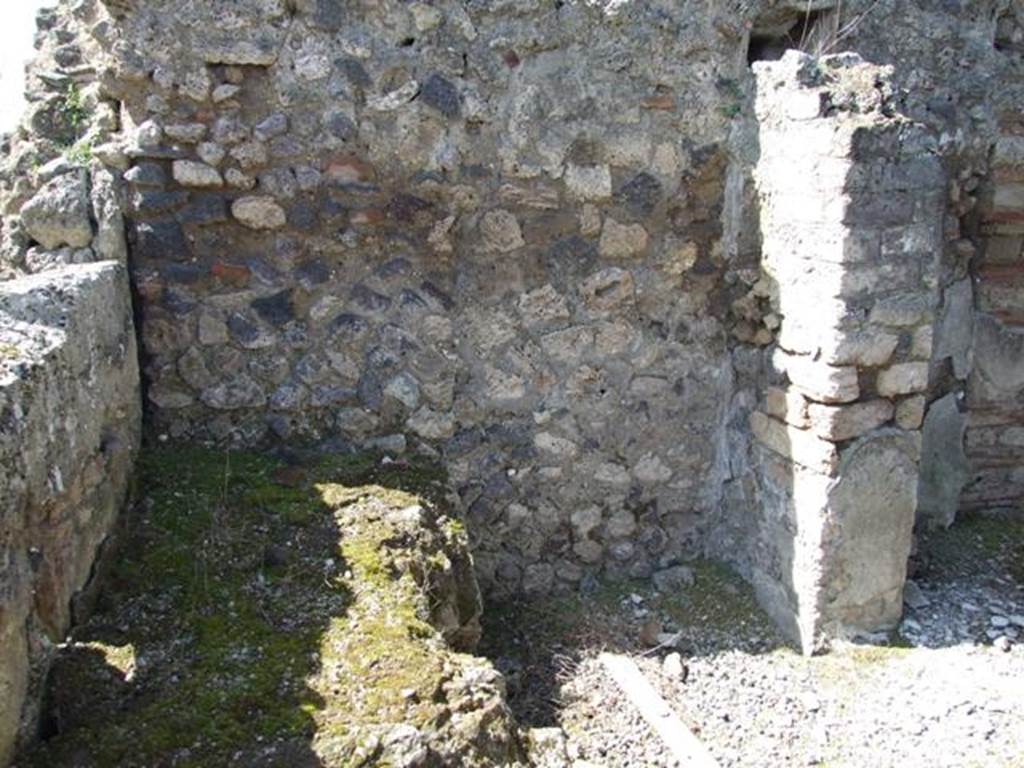 I.12.16 Pompeii. March 2009. Room 5, west wall of kitchen.