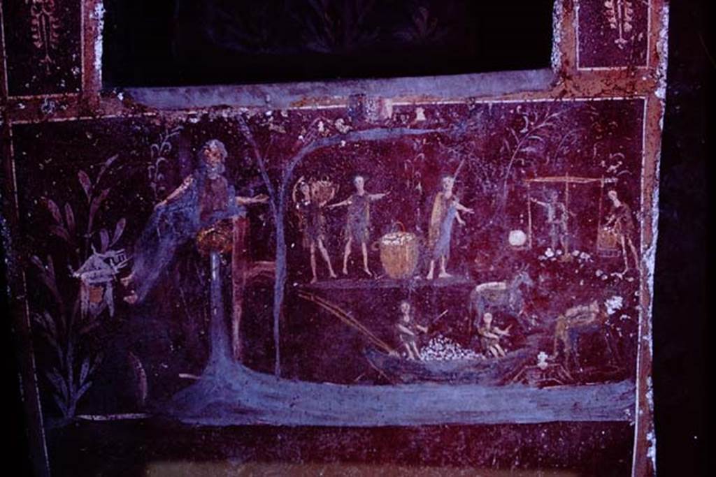 I.14.7 Pompeii. 1966. Base of lararium. Photo by Stanley A. Jashemski.
Source: The Wilhelmina and Stanley A. Jashemski archive in the University of Maryland Library, Special Collections (See collection page) and made available under the Creative Commons Attribution-Non Commercial License v.4. See Licence and use details.
J66f0498