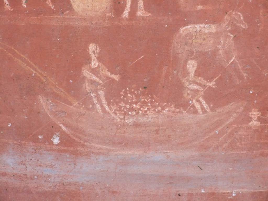 I.14.7 Pompeii. March 2009. Detail of the boat loaded with produce.