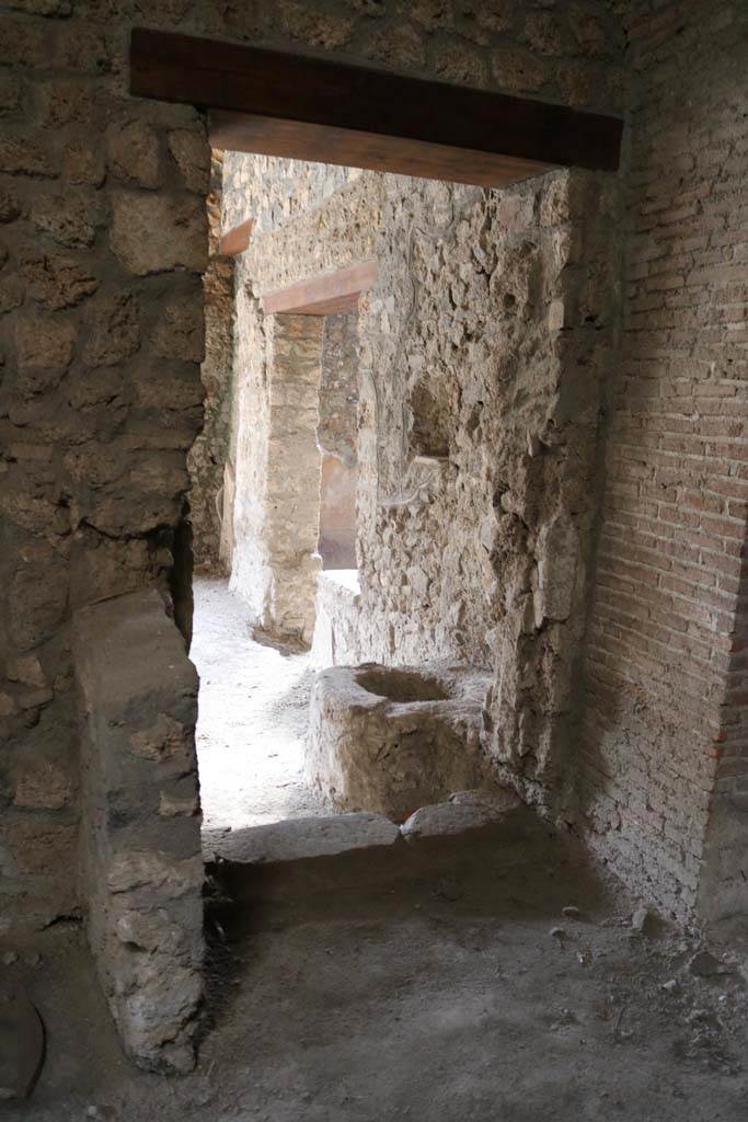 I.14.15 Pompeii. December 2018.
Looking south towards doorway to bar-room. Photo courtesy of Aude Durand