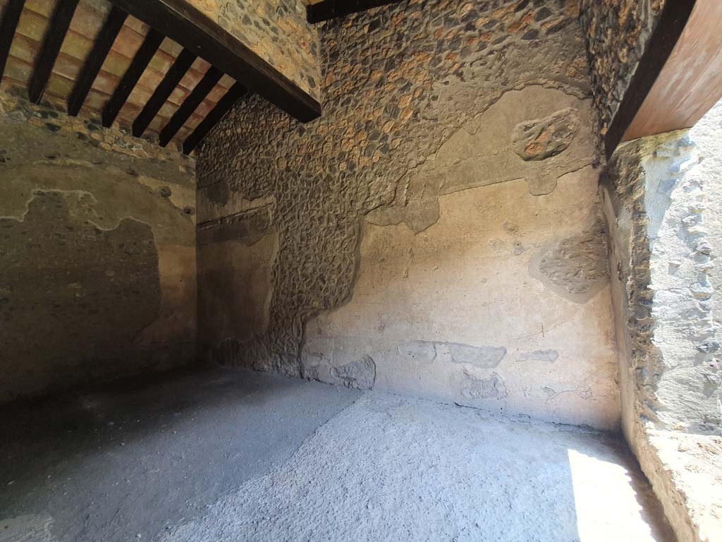 I.15.3 Pompeii. July 2021. Triclinium 1, looking east from entrance doorway in north-east corner of peristyle 13.
Foto Annette Haug, ERC Grant 681269 DÉCOR.