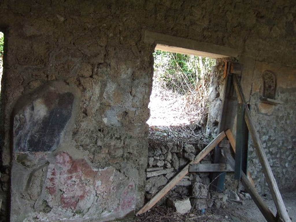 I.17.4 Pompeii. May 2006. Room on west side of peristyle garden, now filled in.